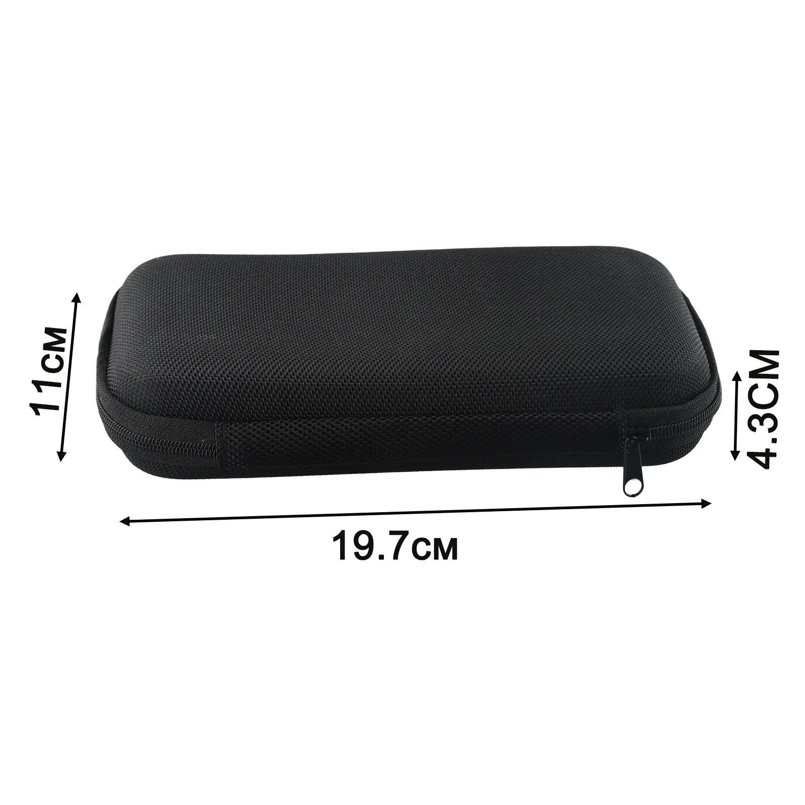 

Storage Bag Microphone Case 103g 19.7*11*4.3cm Black Lavalier Portable Rubber+Solid Wood With EVA Bag Brand New