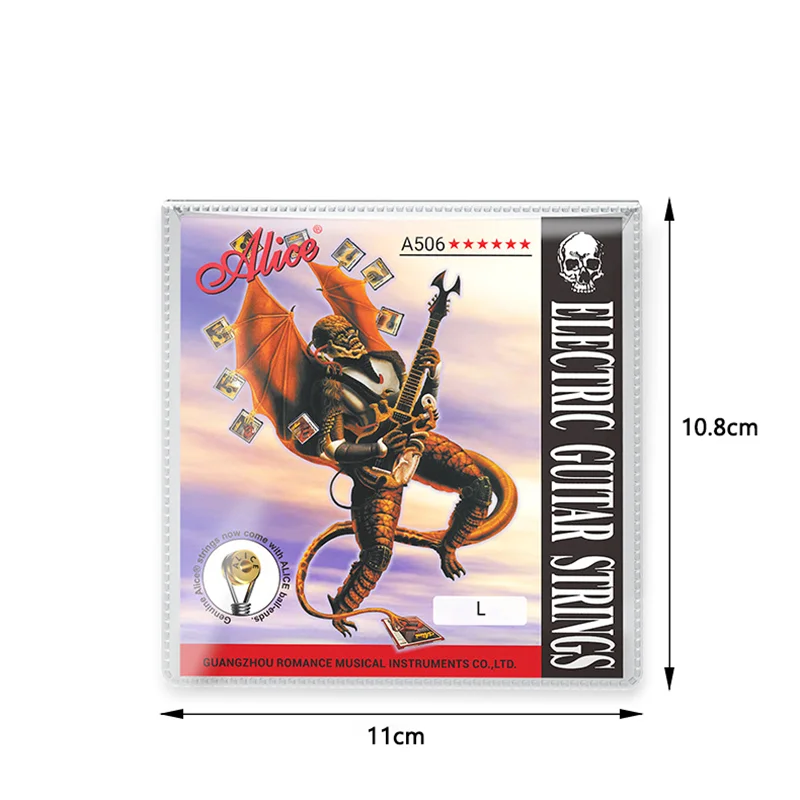 Alice 1 Sets A506 Electric Guitar Strings Steel Core Nickel Plated Alloy Winding 010-046 Strings Wholesale
