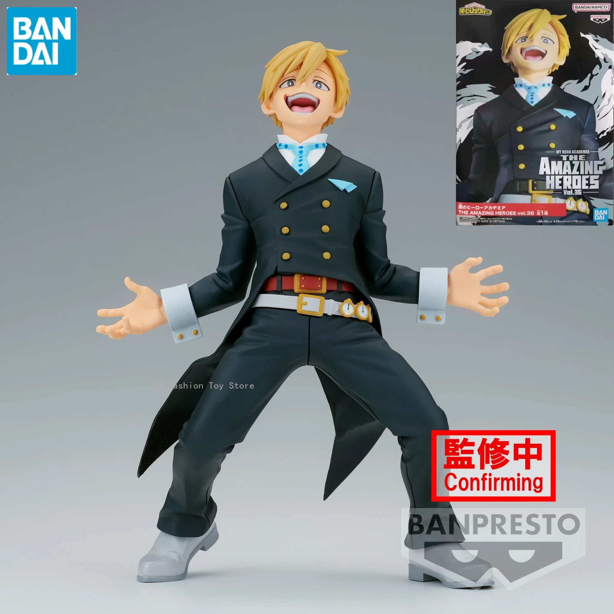 In Stock Original Bandai My Hero Academia Monoma Neito PVC 13CM Anime Figure Action Figures Toys Collection Gifts Models