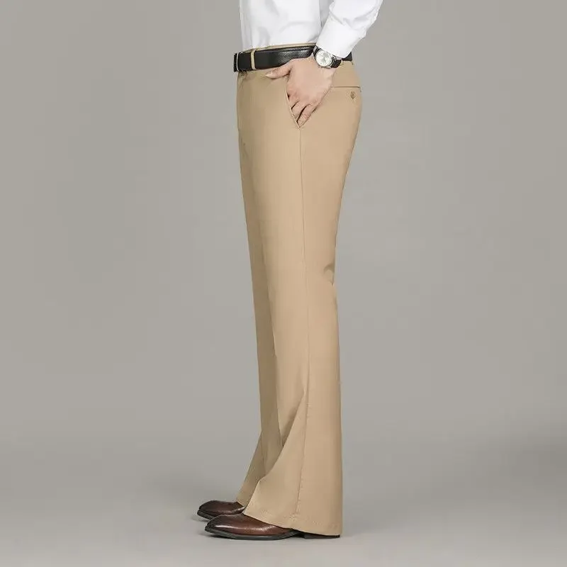 Trousers for Men Business Social Tailoring Khaki Plus Big Size Man Suits Pants Formal Slacks Cheap Korean Reviews Many Stylish