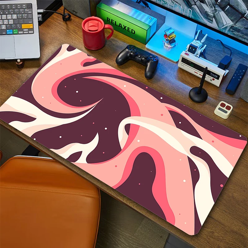 

Игровой коврик для мыши Art Cloud, игровой компьютерный коврик для мыши, большой мультяшный коврик для клавиатуры, игровой коврик XXL, коврик для мыши, резиновый коврик для мыши