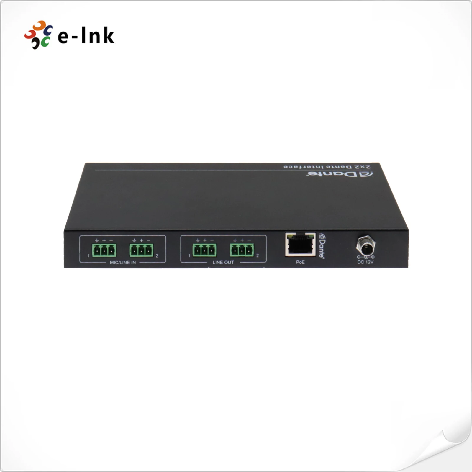 Dante Surface Mount 2 X 2 Dante / AES67 インターフェースコンバーター オーディオアダプター