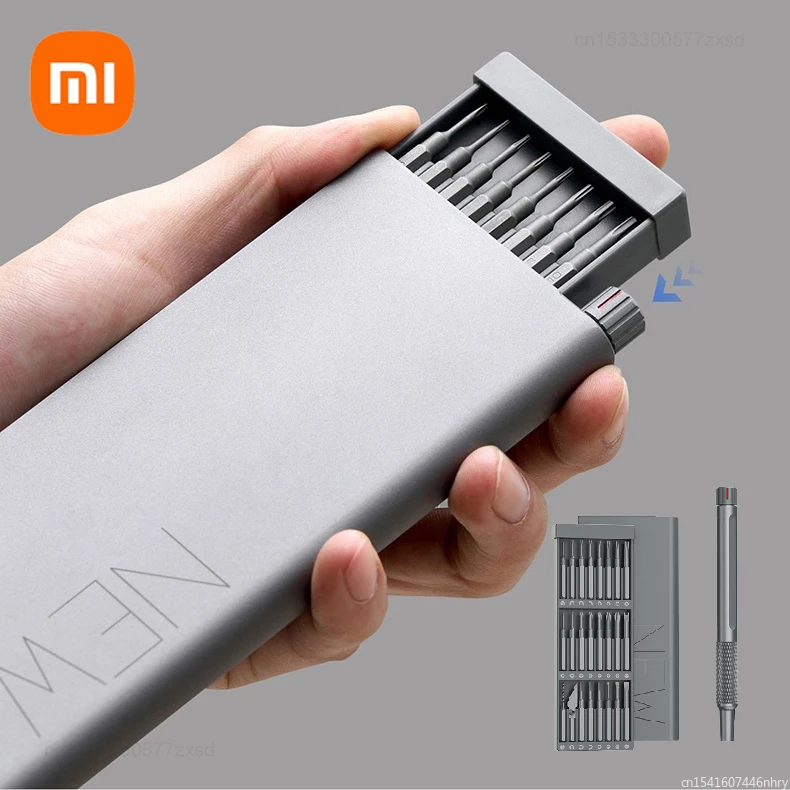 Xiaomi-duka Atuman Precisão Magnética Manual Chave de Fenda Kit 24-in1 Bits de Liga de Alumínio Faça Você Mesmo Screw Driver Ferramentas de Manutenção Novo