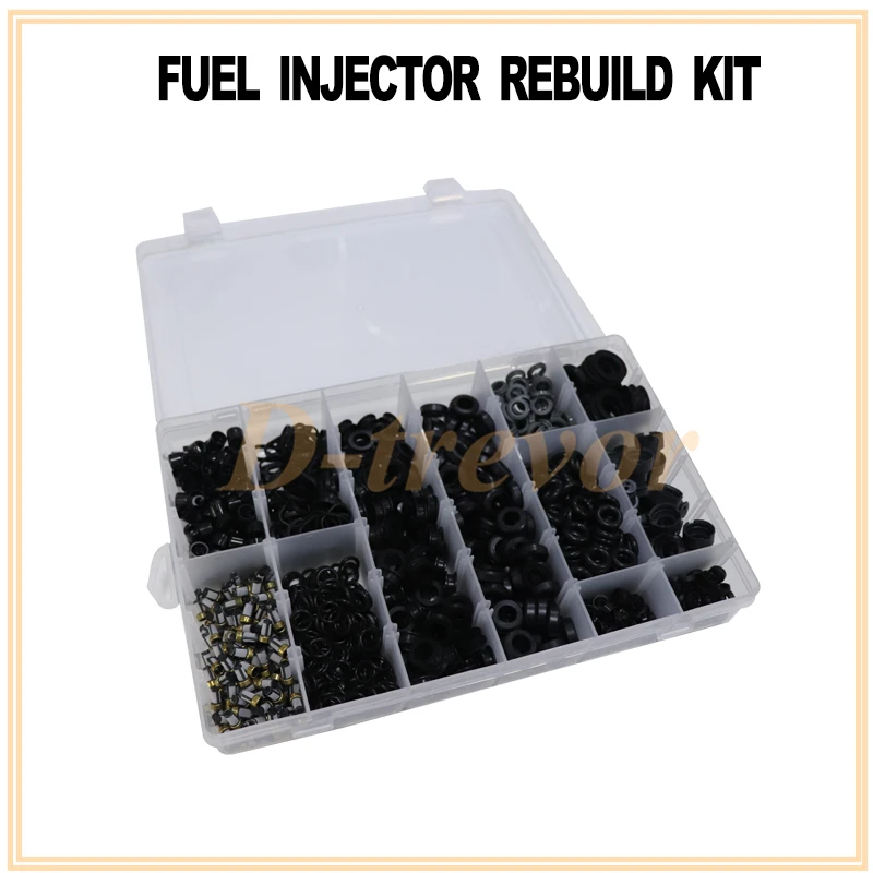 1240pieces Fuel injector nozzle repair kit for Toyota cars 12 kinds Compliant with 90% of the car