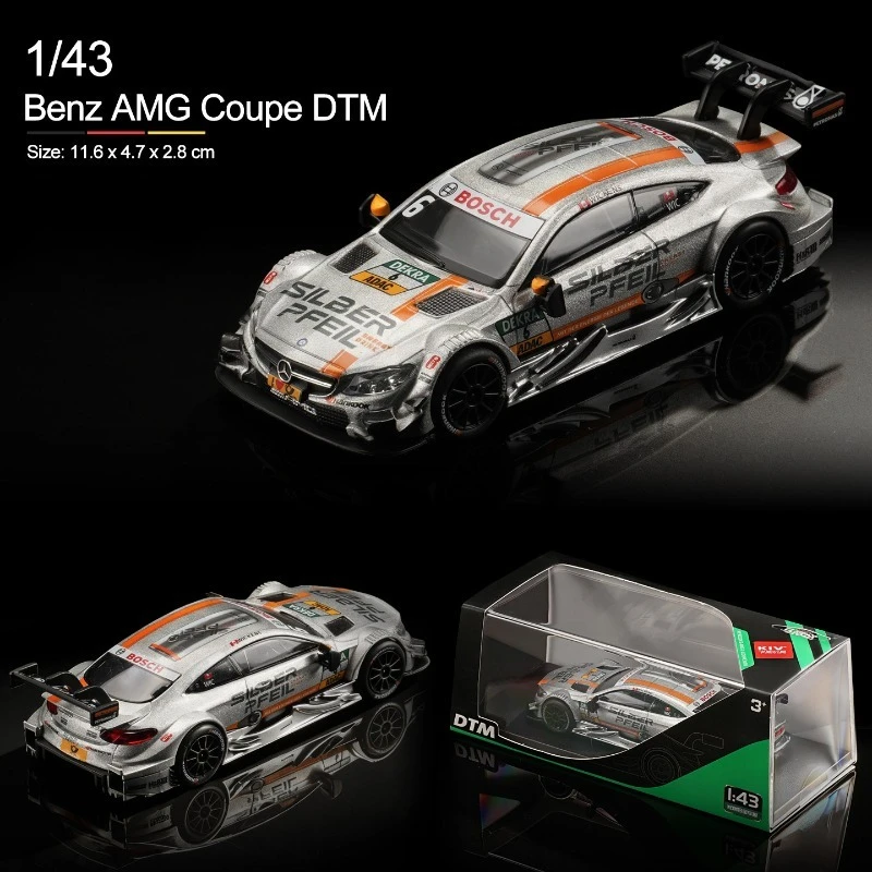 

Official Licensed 1:43 Scale Benz AMG M4 DTM Alloy Car Model Collectible Ornament Desk Decor Hobby Diecast Miniature Voiture