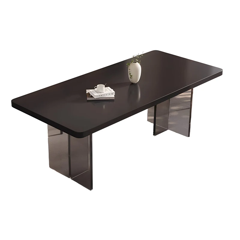 Дизайнерский роскошный обеденный стол, эргономичный минималистичный удобный обеденный стол для кемпинга, креативный акцент, деревянная мебель Muebles, домашняя мебель