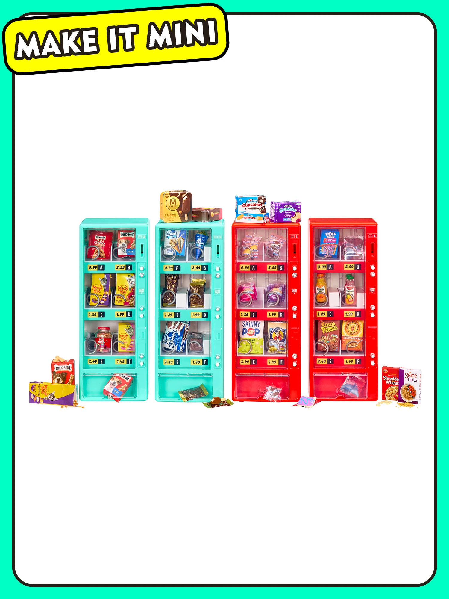 Vending Game - MINI VERSE REAL BRANDS Vending Machine