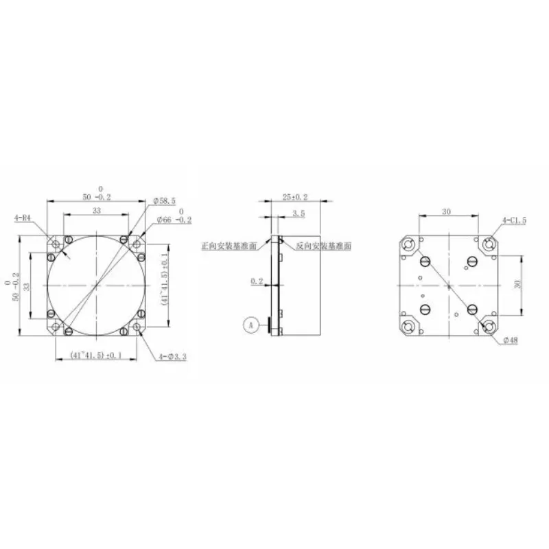 HYXL HYXL-F F-50 Miniaturized All-Solid-State Digital Closed-Loop Single-Axis Fiber Optic Gyroscope 500/s Sensing Range RS422