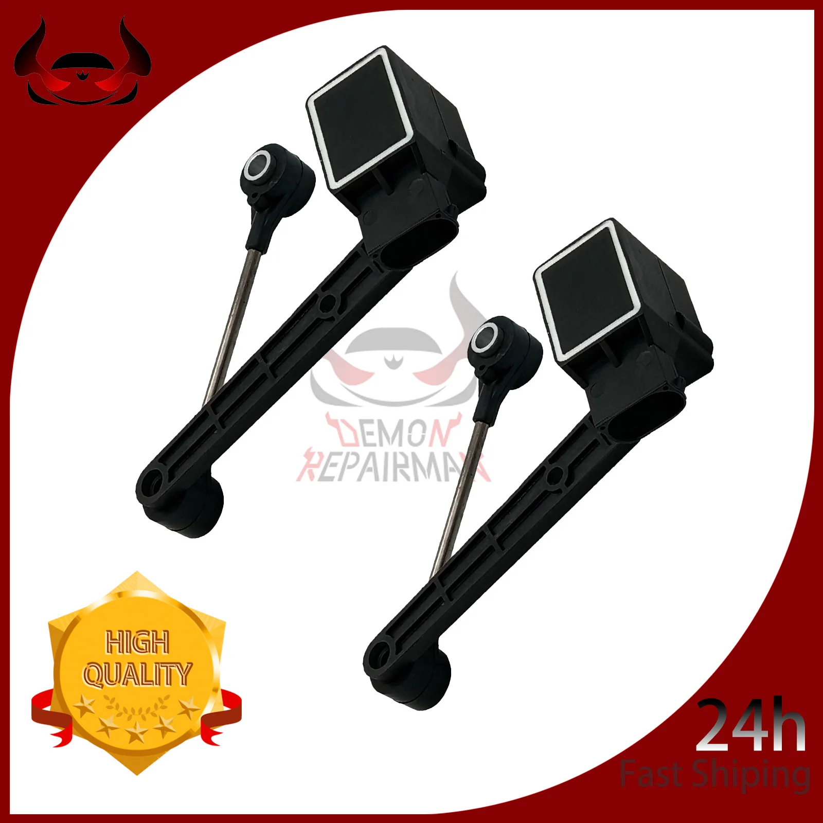 

2PCS NEW Left Height Sensor For Land Rover Discovery 2001-2002 4.0L Range Rover 2003-2004 4.4L 4.6L RQH100030 AF06377 at10336