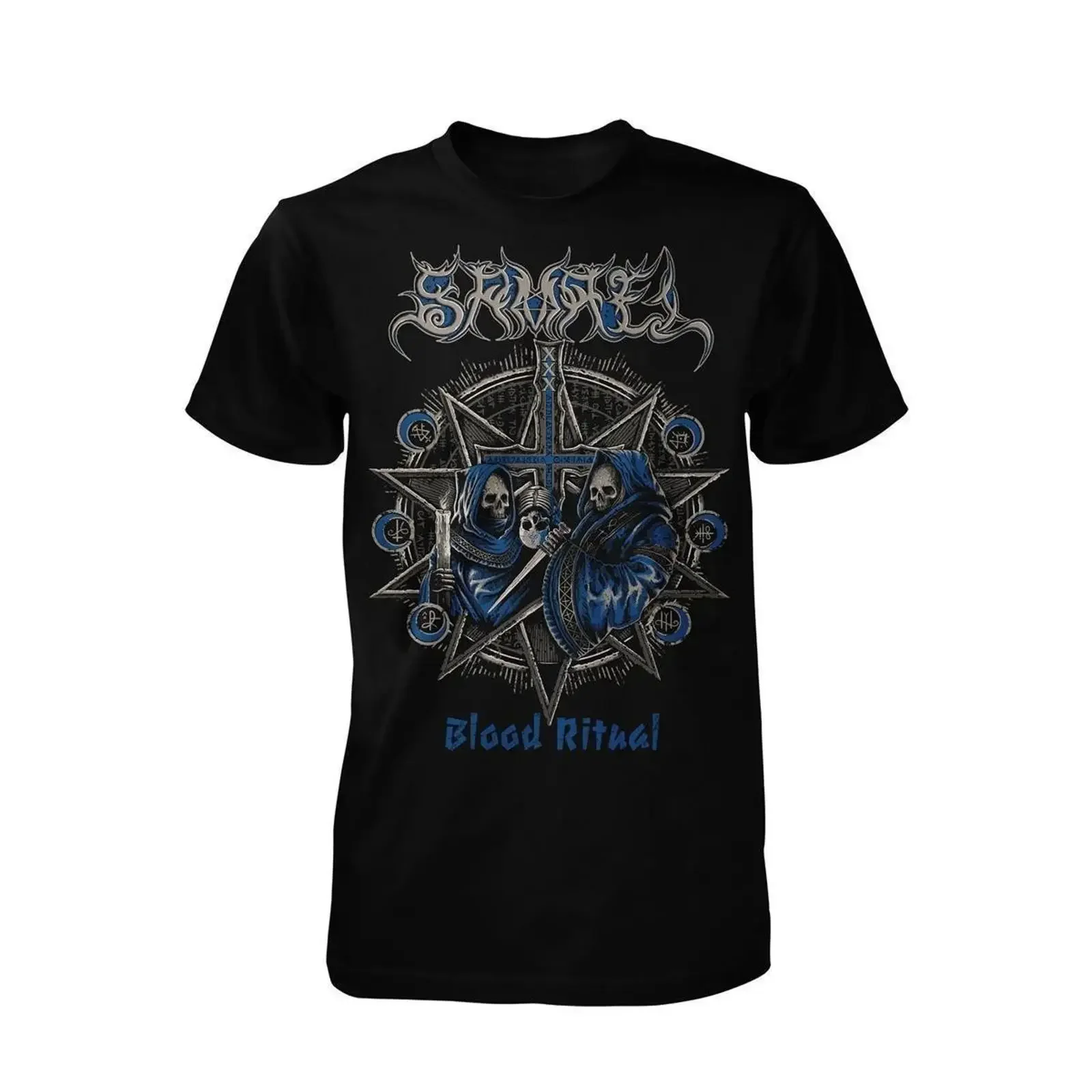 Samael Blood Ritual 2022 T Shirt Official Merch vintage Washed Stylish designer clothes Versatile Soft homme Unisex Casual
