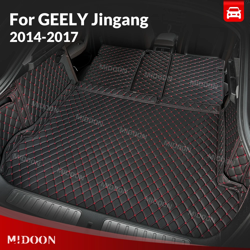 

Auto Full Coverage Trunk Mat For GEELY Jingang 2014-2017 Car Anti-dirty Pad Protective Pad Cargo Liner Interior Accessories