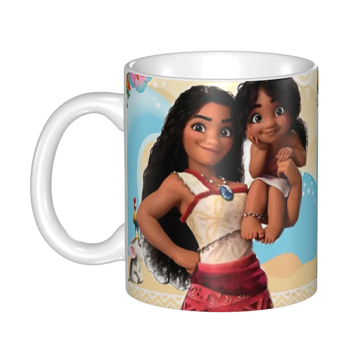 

Индивидуальные комедийные приключенческие фильмы Моана Пуа Кофейная кружка DIY Керамическая чашка для чая с молоком