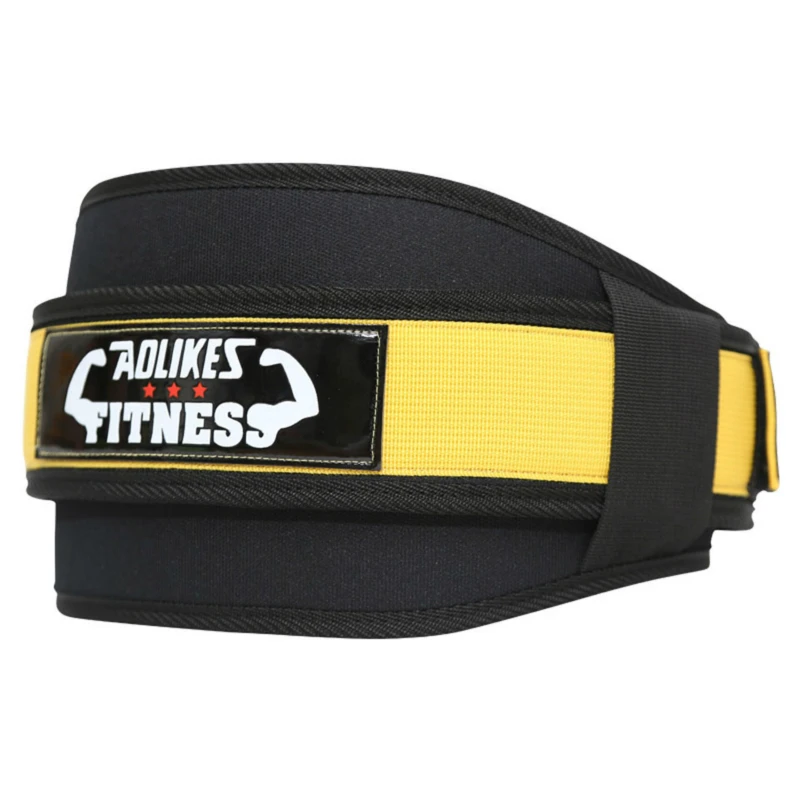 AOLIKES Fitness Weight Lift Belt Barbell Dumbbel Training Back Support Weightlifting Belt Gym Squat Dip Powerlifting Waist