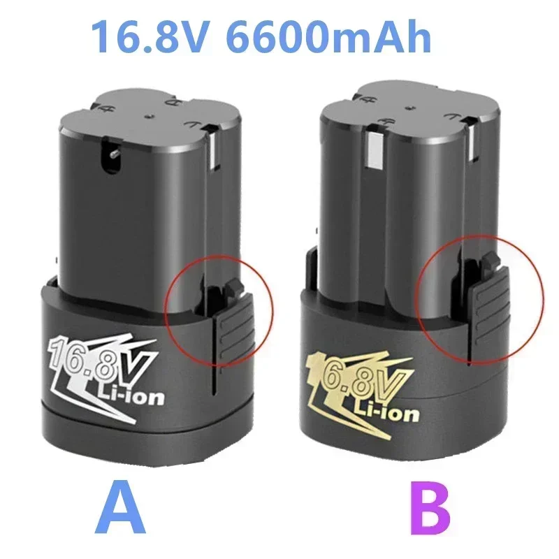 Batería de iones de litio para destornillador inalámbrico, cargador de herramientas eléctricas de 16,8 V, 25V, 21V, 18650 V, 12V, 3,7