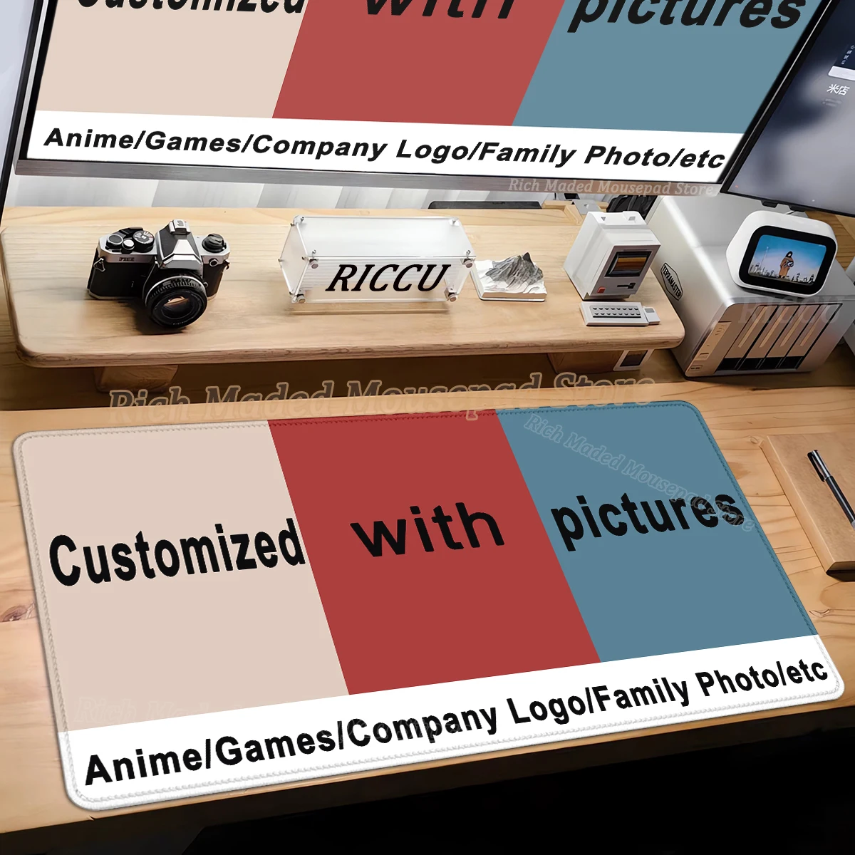 

Custom Mousepad XXL Computer Gamer Pad Non-Slip Rubber Carpet Mousemat Desktop DIY Mouse Pad Stationery Deskpad Desk Accessories