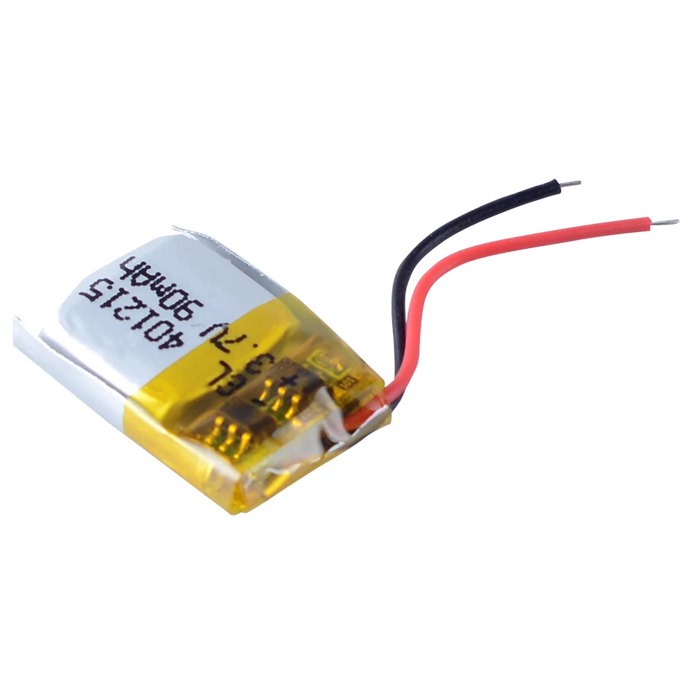 3.7V 90mAh 401215 Rechargeable Lithium Li-ion Polymer Battery for MP3 MP4 Headset small toy Bluetooth 3D glasses Smart watch