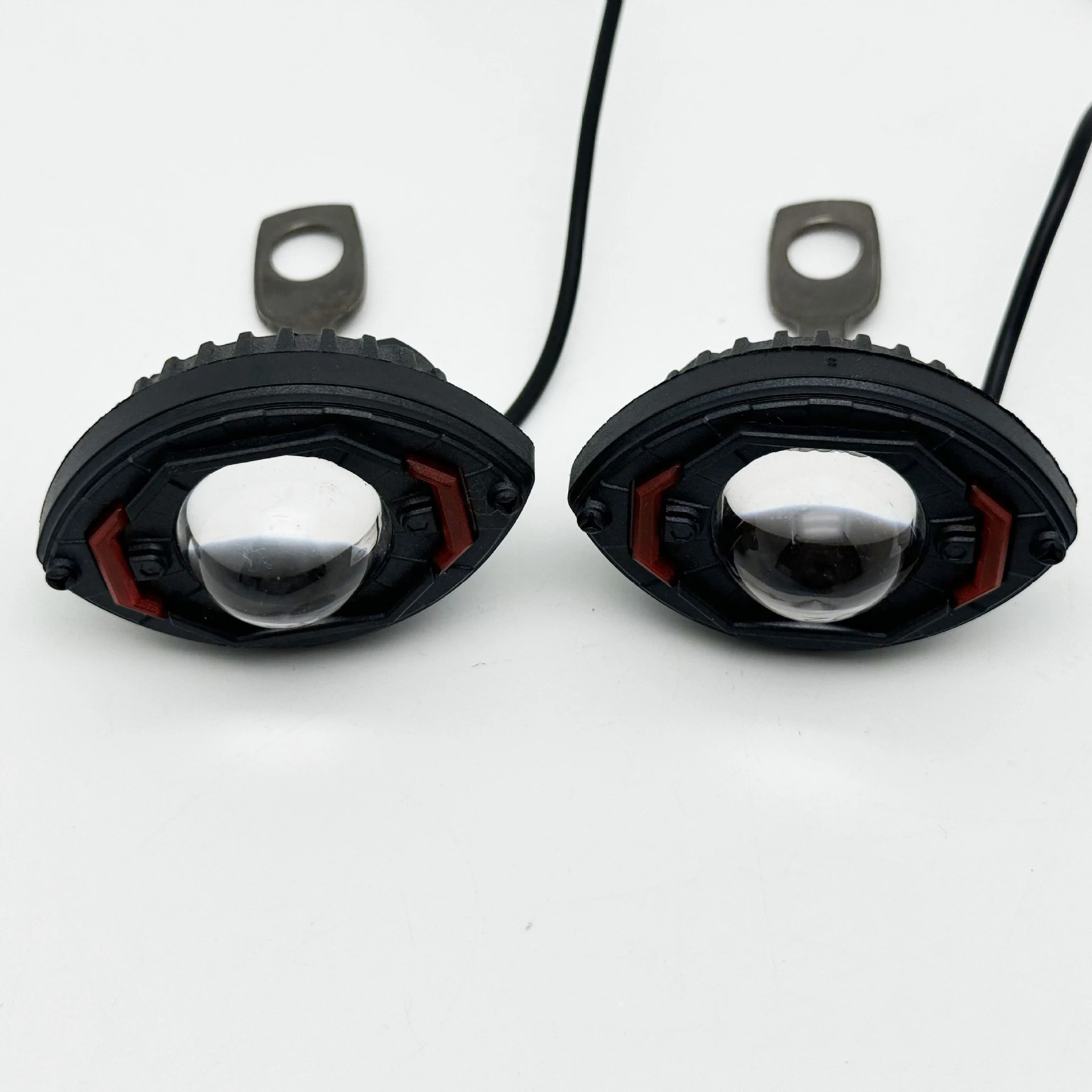 

Светодиодная верхняя фара для модификации мотоцикла - светодиодные прожекторы с линзами желтого и белого света, внешние фары.