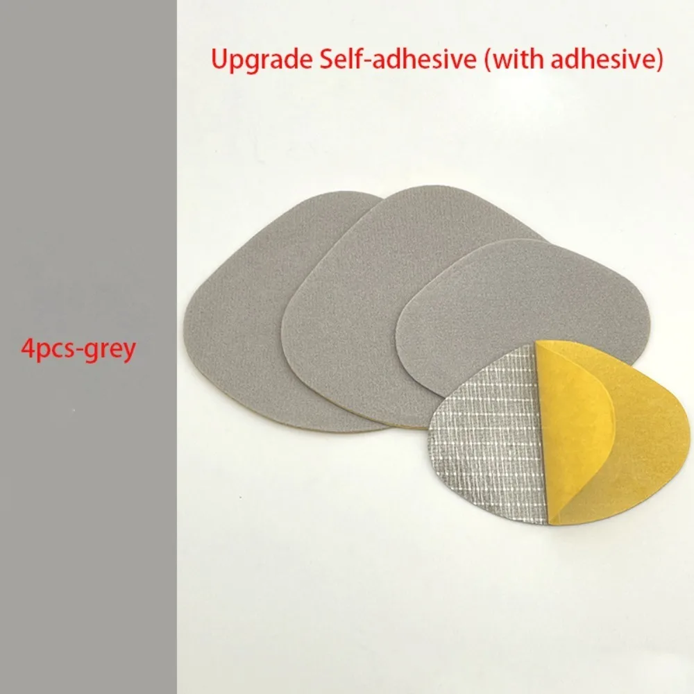 

4pcs/6pcs Self-adhesive Sports Shoes Patches Heel Insole Hole Patch Shoe Insoles Patch Microfiber Leather Adhesive Patch