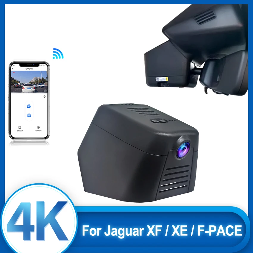 

Видеорегистратор 4K для Jaguar XF (X260) XE (X760) 2021-2024, F-PACE 2021-2025, для Land Rover Evoque 2020-2022, автомобильная камера с Wi-Fi