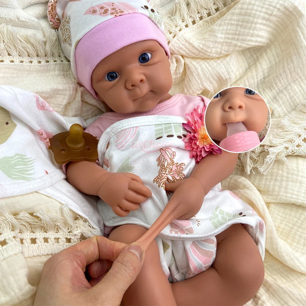 

20-дюймовая силиконовая кукла-реборн с эффектом реалистичности, полнотелая, мягкая на ощупь, для терапии и ухода за пожилыми людьми с болезнью Альцгеймера