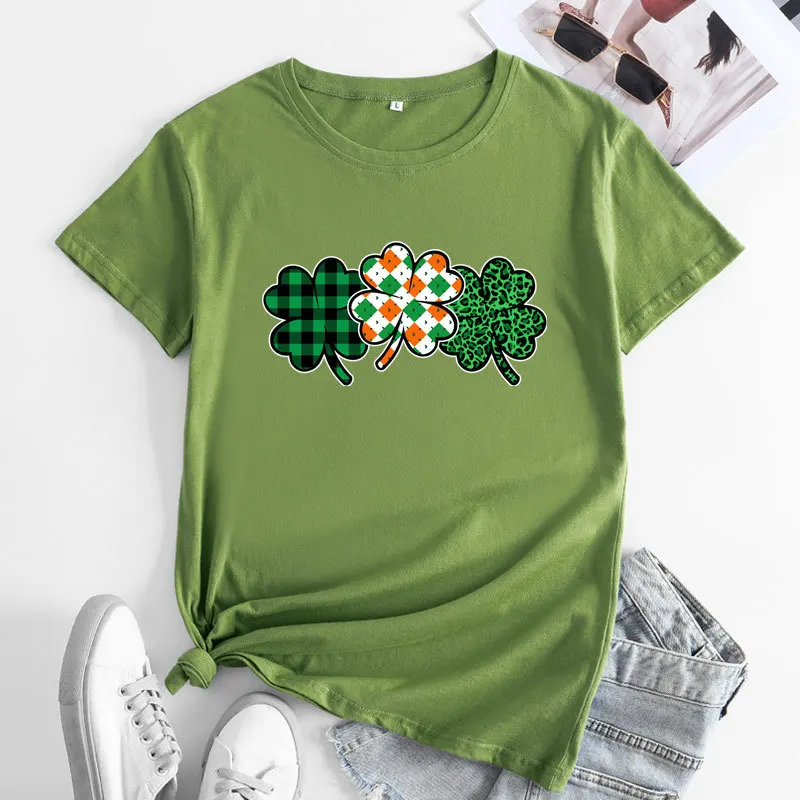 Zomer Dames Plus Size S3XL T-shirts 3D Hippie Sle Gebreide Katoenen Tops Thiened Summer Faion Dames T-shirts