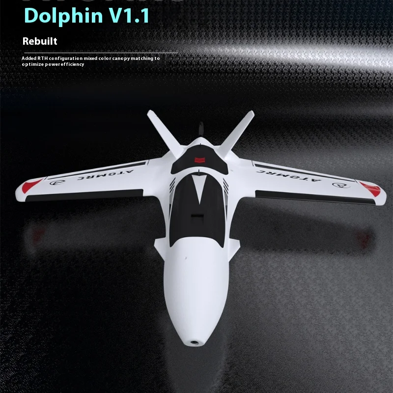 

ATOMRC Fixed Wing Model FPV Dolphin Crossover Machine Quick Disassembly Installation DIY Compatible with Gopro Hero Heat Dissipa