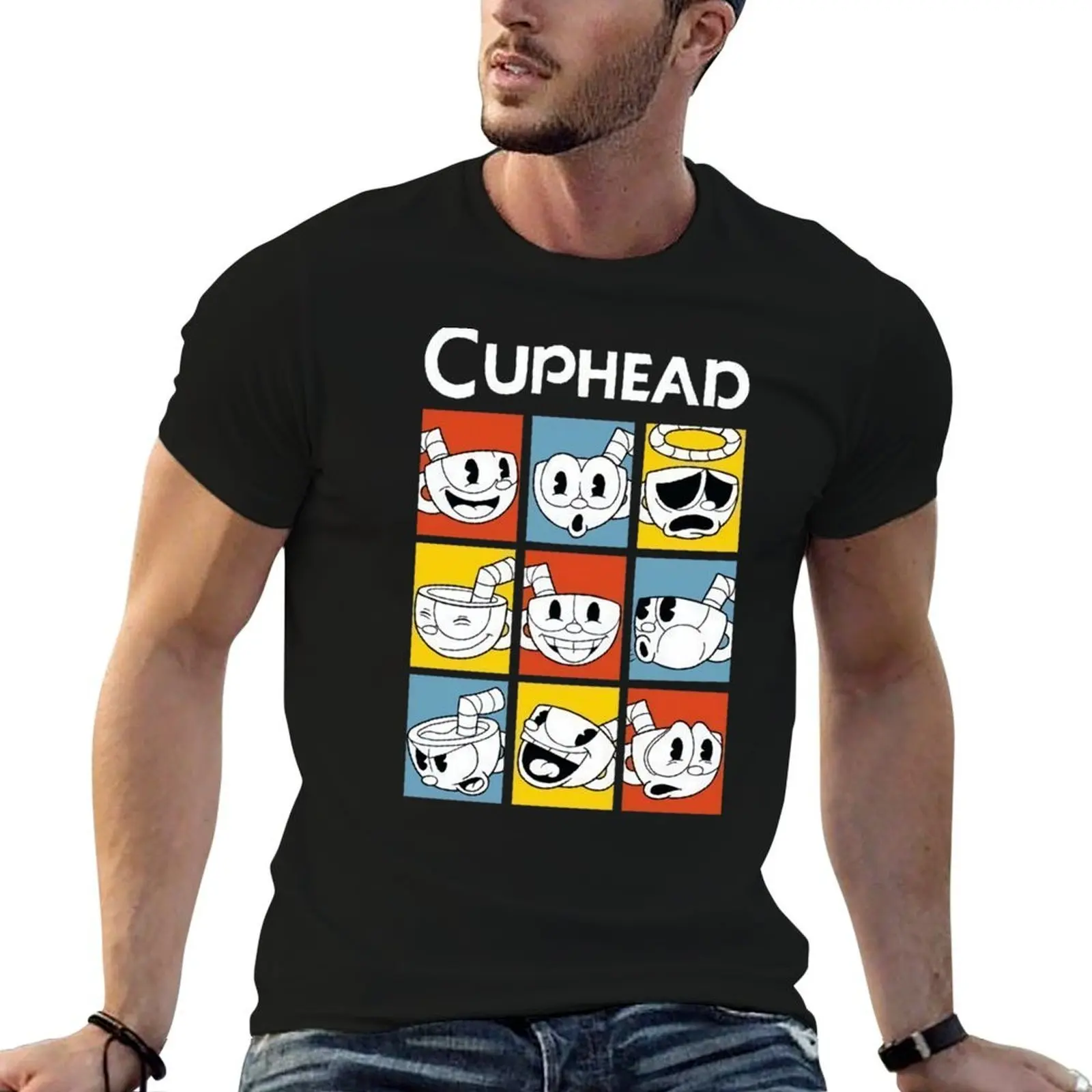 The Cuphead Show T-Shirt t shirt custom print man t shirt graphic t shirts designer T-shirt