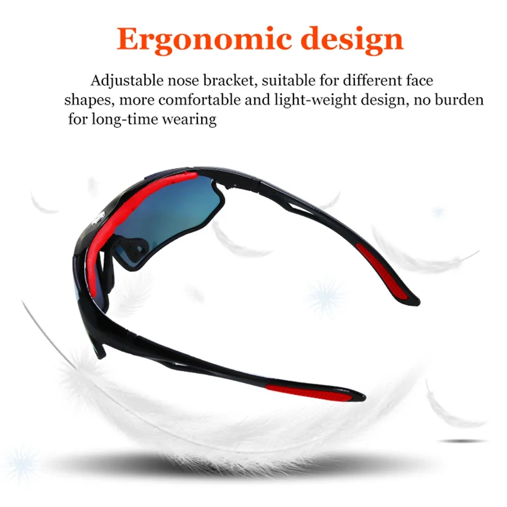 Sports Goggles for Men Women Cycling Running Glasses UV400 Protection Bicycle Glasses Driving Fishing Bike Riding Eyewear