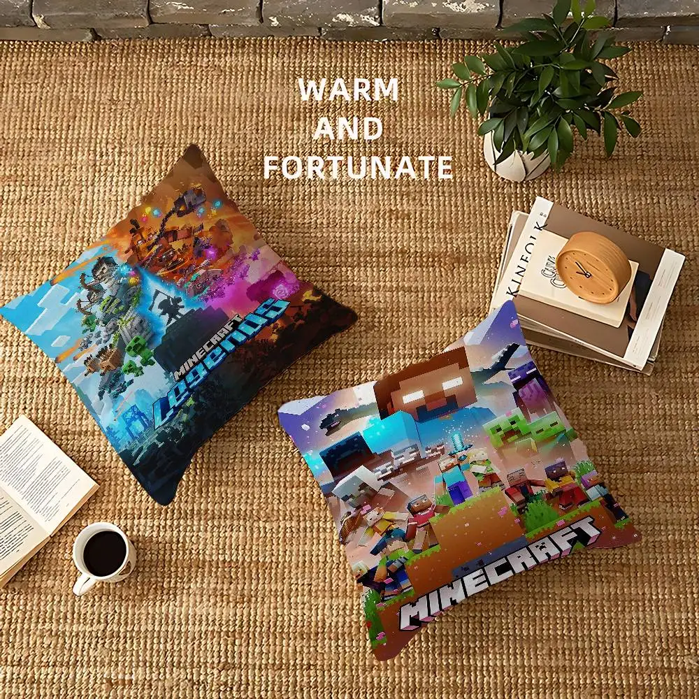 Game Mine-c-crafts Cushion Cover Polyester Sofa Cushions Decorative Throw Pillows Home Decoration Pillowcover