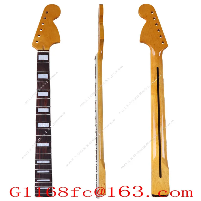 Electric Guitar ST6 String Neck Big Head Jewel Hemming Bright Handle Accessories