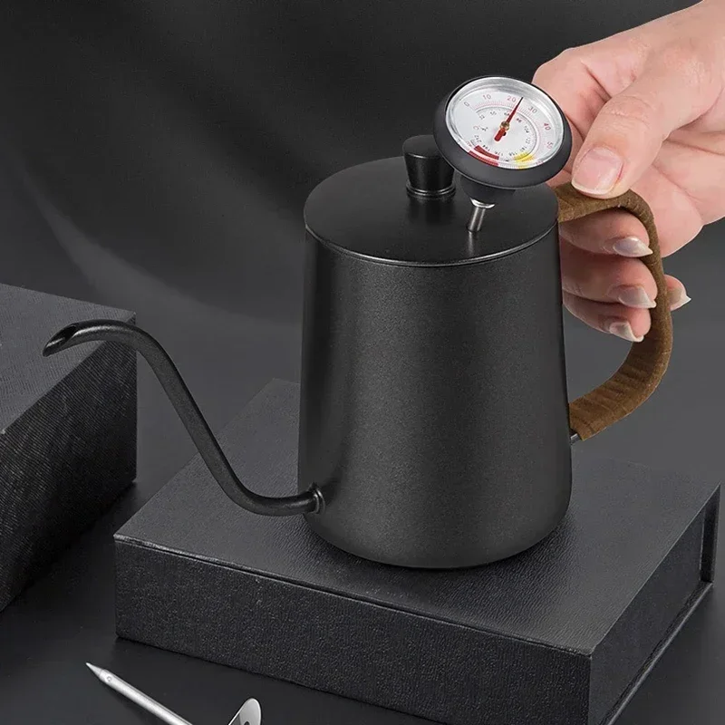 

Идеальный термометр для заваривания, зонд из нержавеющей стали для идеальной температуры вспенивания кофе и молока (0-100 ℃ ), Основы для кафе и дома