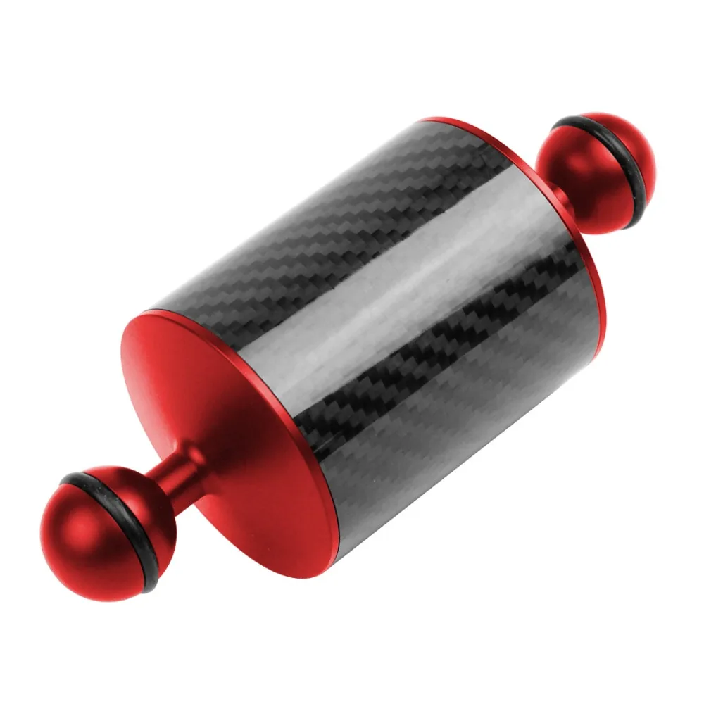 D60mm Carbon Faser Auftrieb Arm 25mm Dual Ball Kopf 5 8 10 12 "für GoPro 13 SLR Kamera unterwasser Tauchen Tablett Füllen Licht Halterung – Detail 38