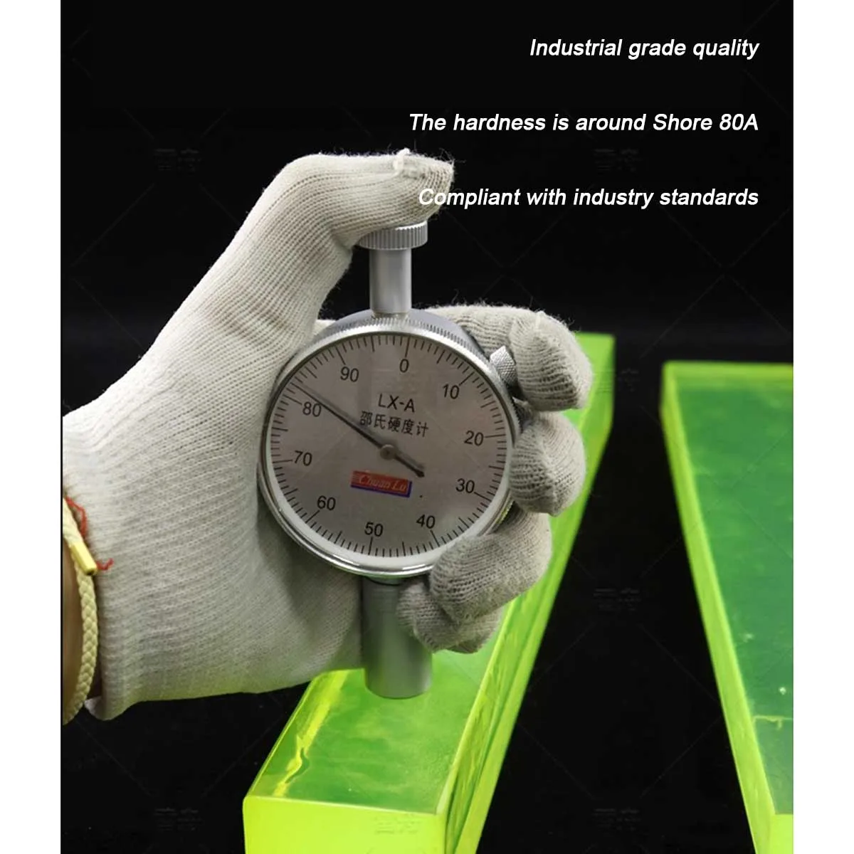Polyurethane PU Square Strip, Youli Glue Cow Tendon Square Rod Custom Cutting