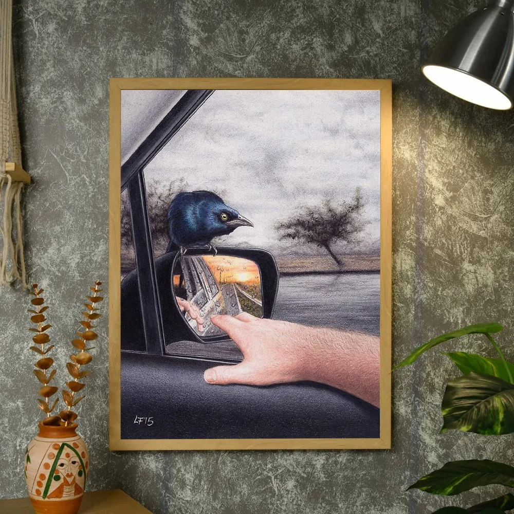 خمر حائط لوح رسم الفن مجردة الشكل صورة ديكور المنزل التصميم الداخلي الحديث هدية ديكور #4