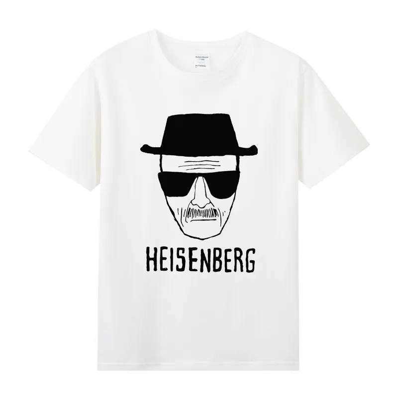 Summer Cotton Round Neck Short-sleeved T-shirt Plus Size Bottoming Shirt American TV Show Breaking Bad Gus Heisenberg