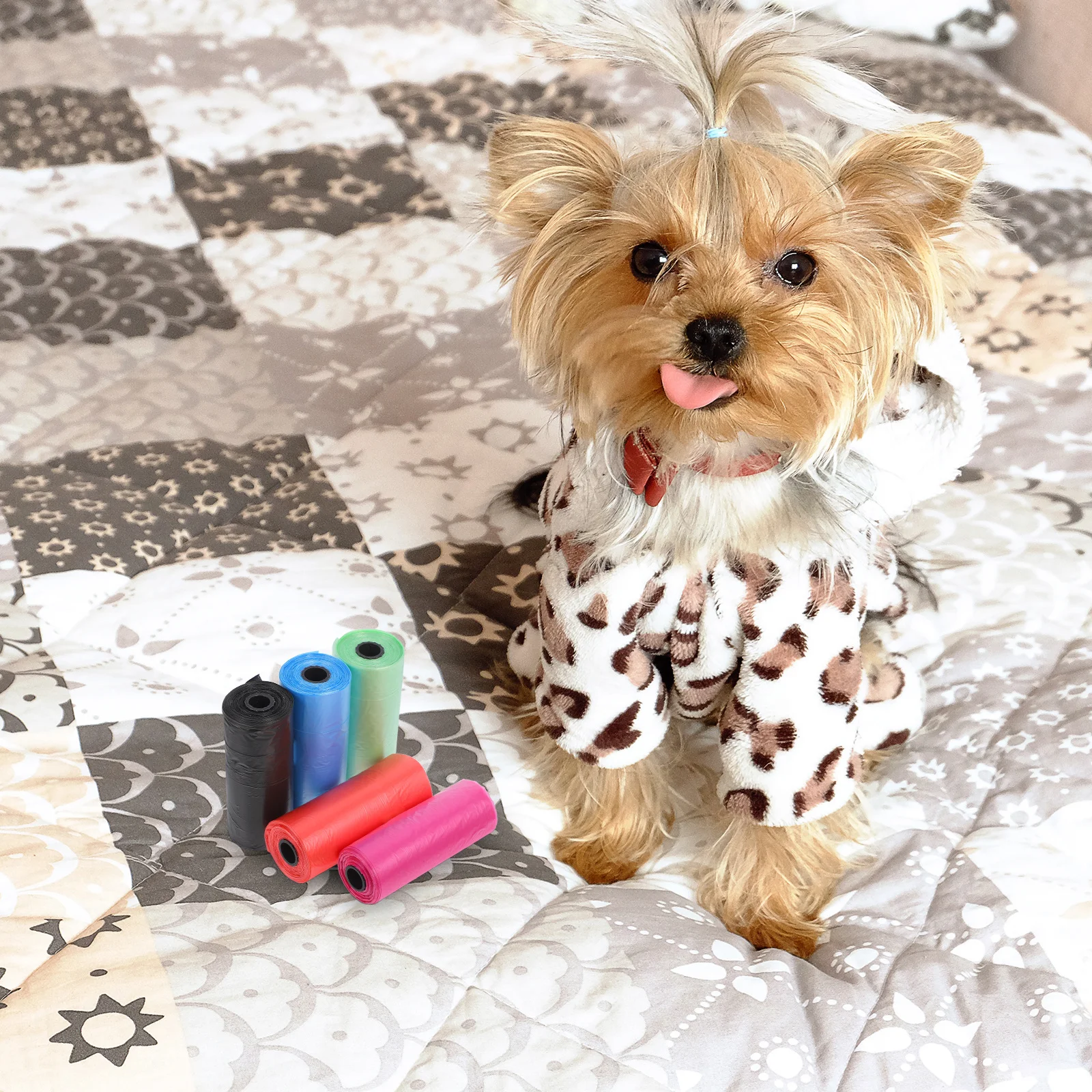 

20 Poop Bags Pet Accessories Durable Leak Proof Tear Resistant Suitable for All Dogs Dog Poop Bags Refills