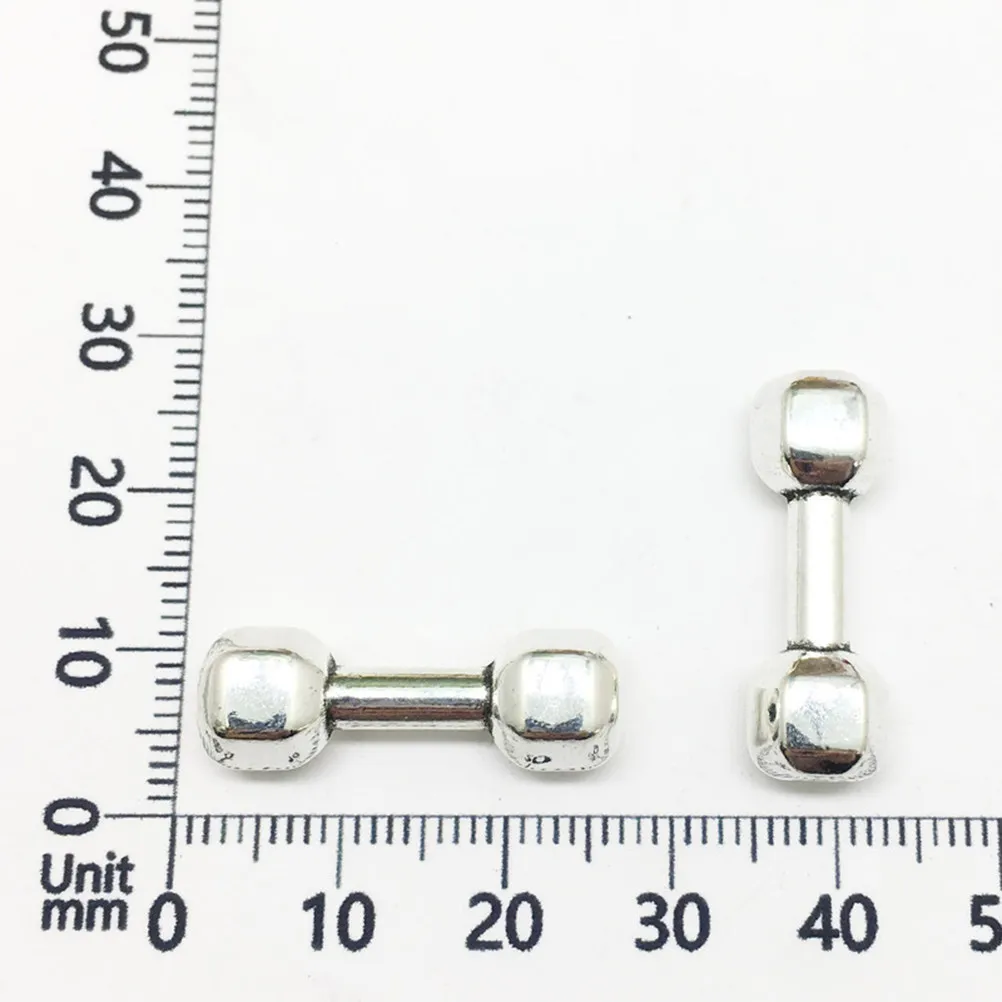 

20 шт. подвесок-гантелей из сплава в винтажном стиле для рукоделия: серег, браслетов, цепочек для свитеров, декоративных ювелирных изделий