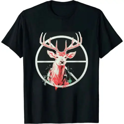 Deer Bow Hunting Tee Fast Food Fun Hunter Christmas  Gift T-Shirt