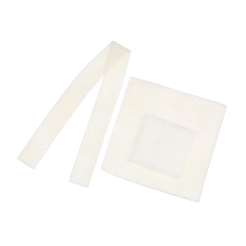 1pcs Silver Calcium Ag Alginate Wound Dressing Soft And Absorbent Dressing Gauze For Wound Care