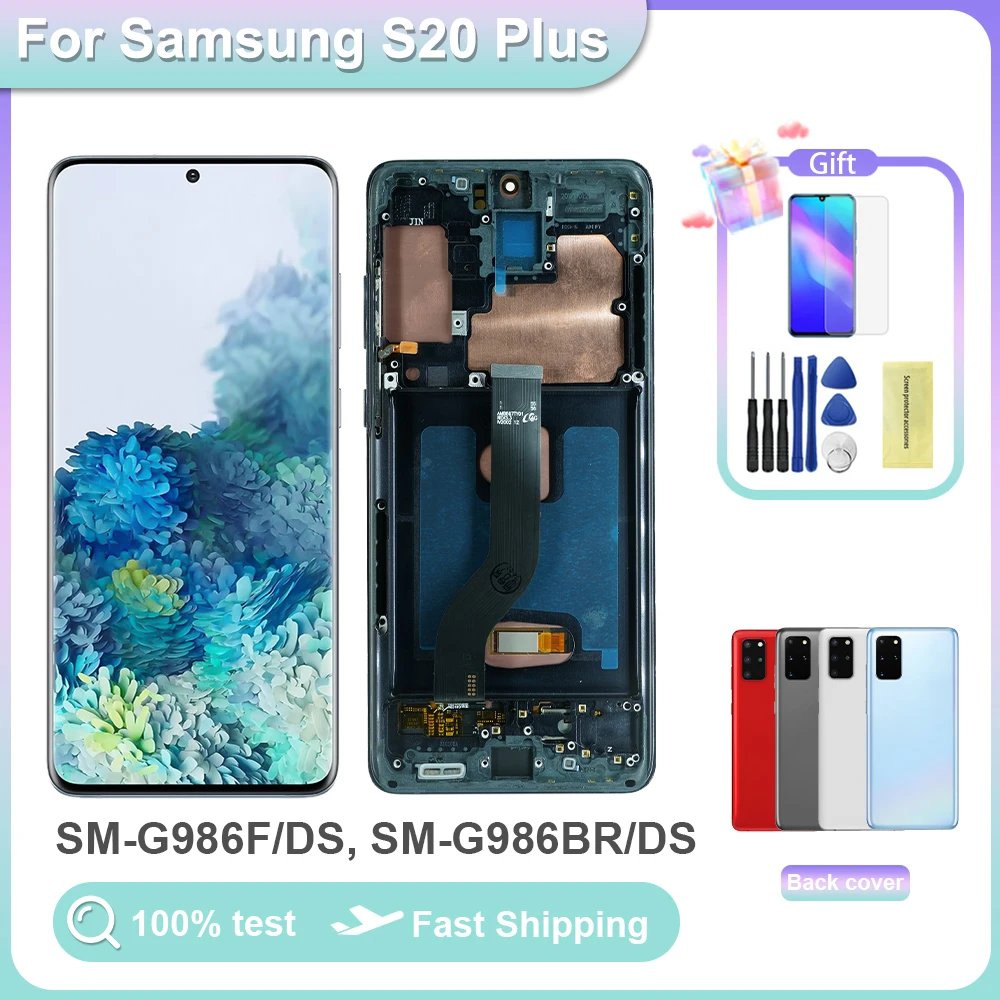 

AMOLED OLED LCD Screen For Samsung S20 Plus For SAMSUNG S20 Plus G985F Disaplay LCD Screen Touch Digitizer Assembly