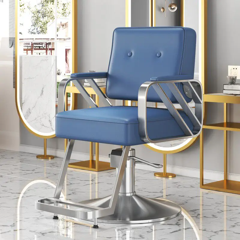 

Special Hair Barber Chairs Styling Coloring Stainless Barber Chairs Steel Commercial Furniture Fotelki Fryzjerskie ZY40LFY
