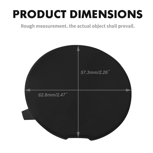Imagen 2 del producto Para 2011-2015 Explorer cubierta de remolque de parachoques delantero cubierta de orificio de remolque BB5Z17A900APTM
