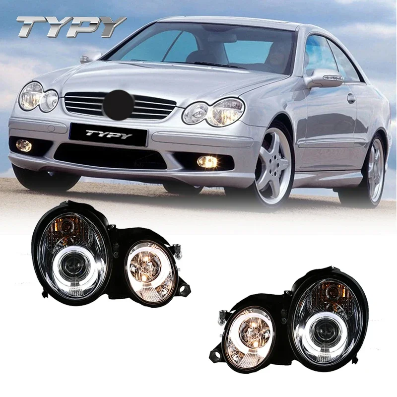 Car Head Lamp Modified LED Head Lights Front Lamp For Mercedes-Benz CLK W208 1997 1998 1999 2000 2001 2002 2003