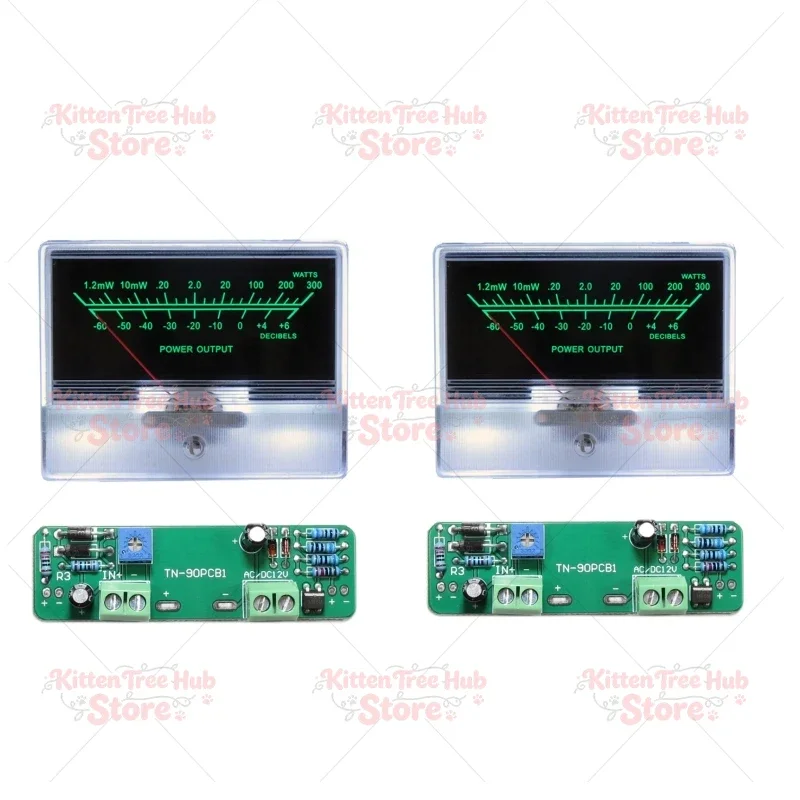 Level Meter Stereo Preamp tube Amplifier Board Indicator
