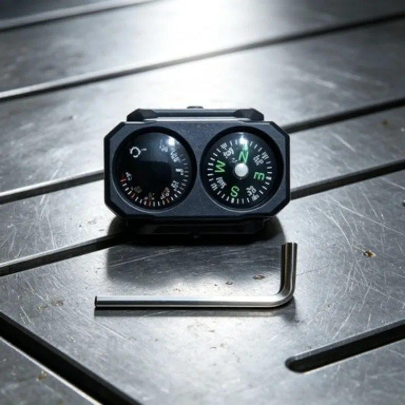 Compact Portable Nylon Integrated Compass Thermometer Hobby Model Outdoor Assembly Spare Parts