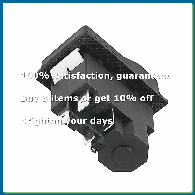 Waterproof Electromagnetic Push Button Switch 5 Pins KJD17 220-240V Coil Magnetic Power Tool Safety Switches