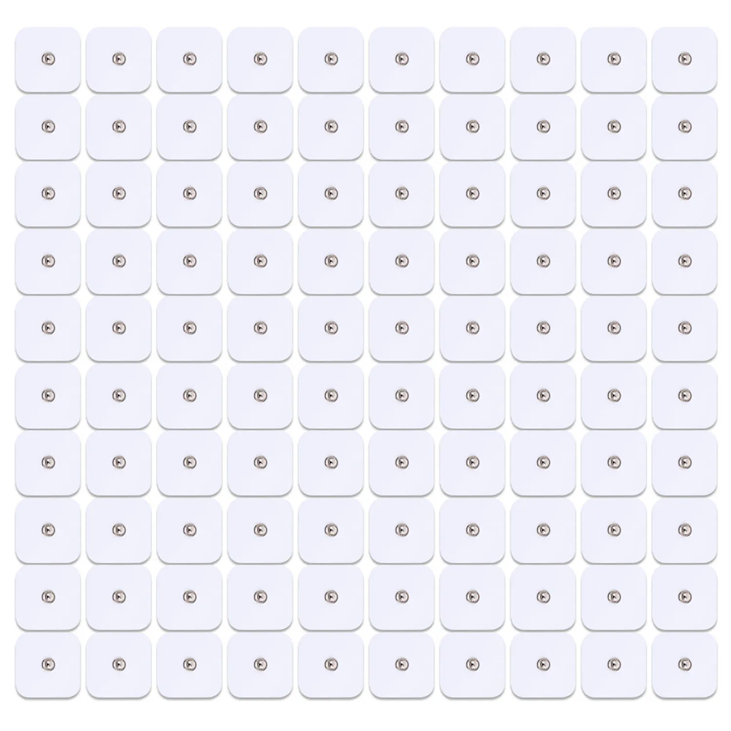 100/50/20P Tens Electrodes Pad EMS Muscle Stimulator Patch Reusable Replaceable Non Woven Fabric Self-adhesive Massager Stickers
