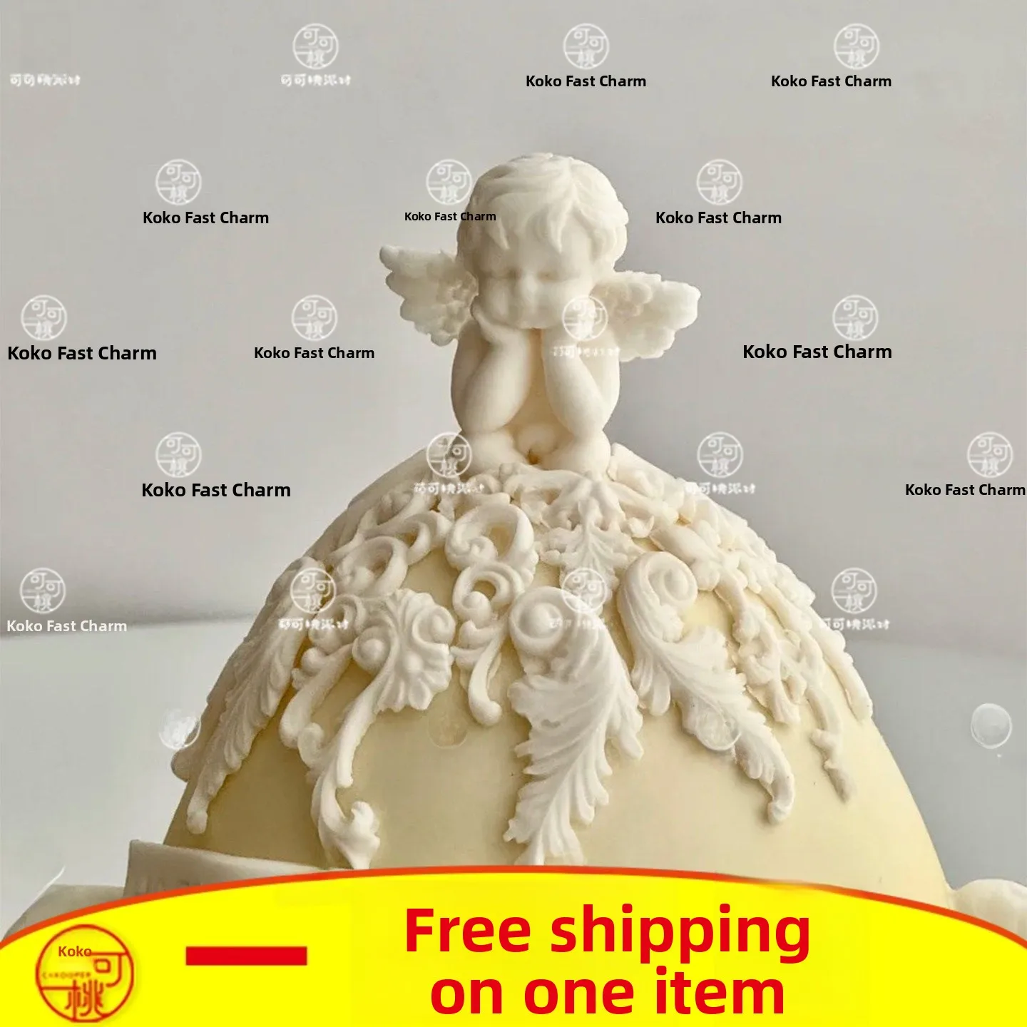 

Angel Beautiful Egg Birthday Cake European Pattern Silicone Baking Mold 3D Relief Cooking Kitchen Tool DIY Mould