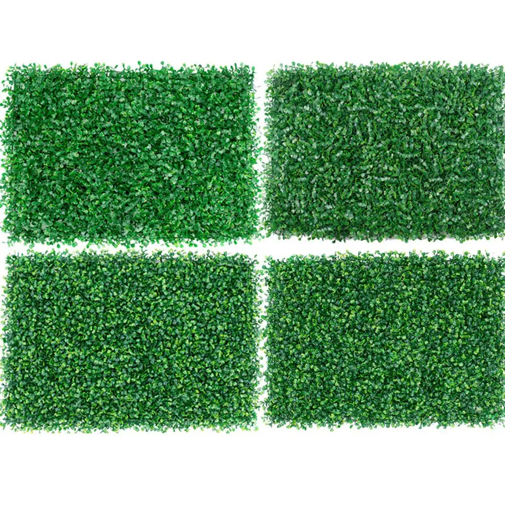 40x60cm Artificial Plant Walls Grass Wall Panel Foliage Hedge Grass Mat Protection Privacy Greenery Panels Fence Simulated Lawn