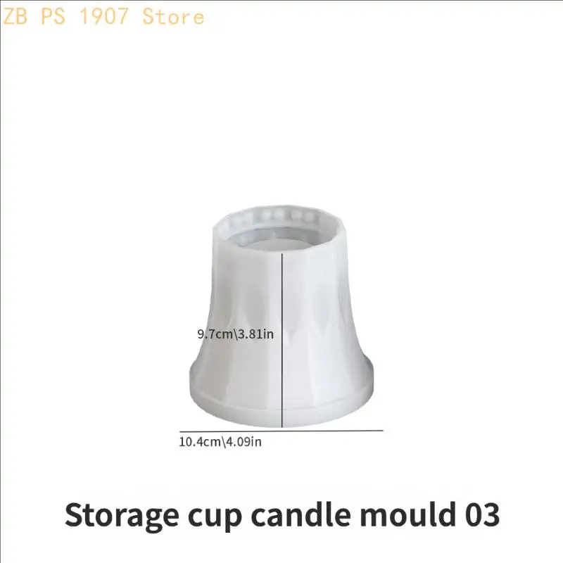 قوالب برطمان سيليكون عملية مع قوالب صندوق مجوهرات دائرية من الراتنج مناسبة للحرف اليدوية وصنع الهدايا 55KA